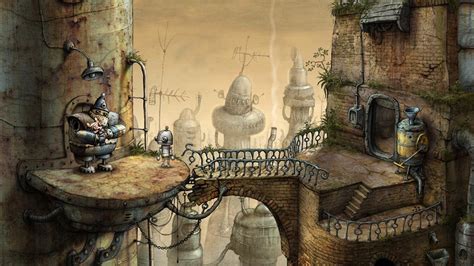 Amanita Design's Machinarium - A Wordless Puzzle Adventure Set in a Scrap-Metal World!